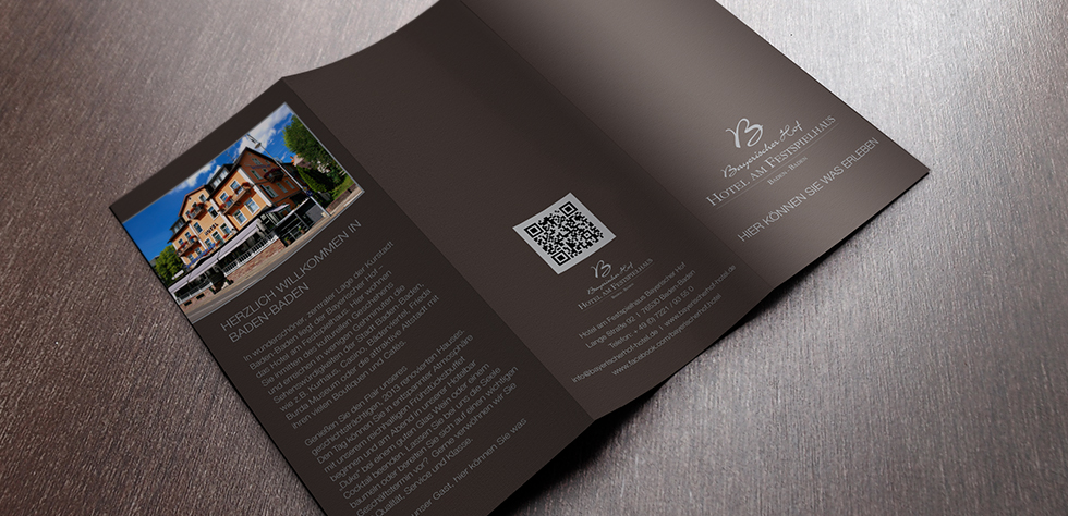 Erstellung eines Flyers für den Bayerischen Hof Baden-Baden mit Neuer Corporate Identity (CI). In enger Zusammenarbeit mit dem Kunden haben wir ein individuelles Design erstellt….. mehr lesen…..